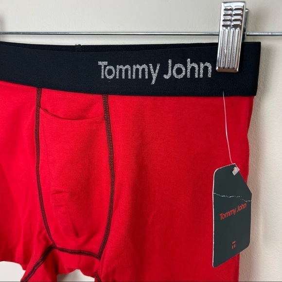 NWT‎ Tommy John Red Cool Cotton Boxer Briefs - Picture 2 of 7
